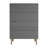 4 DRAWERS CHEST IN GREY-380142365