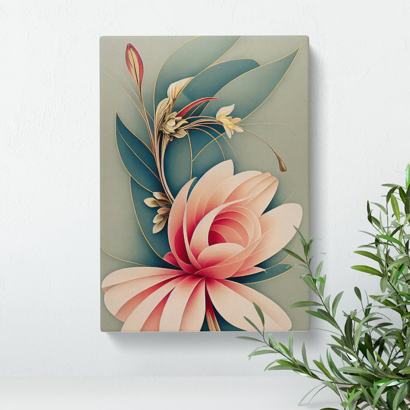 An Astonishing Flower - Wrapped Canvas Print, 50cm H x 35cm W x 3cm D