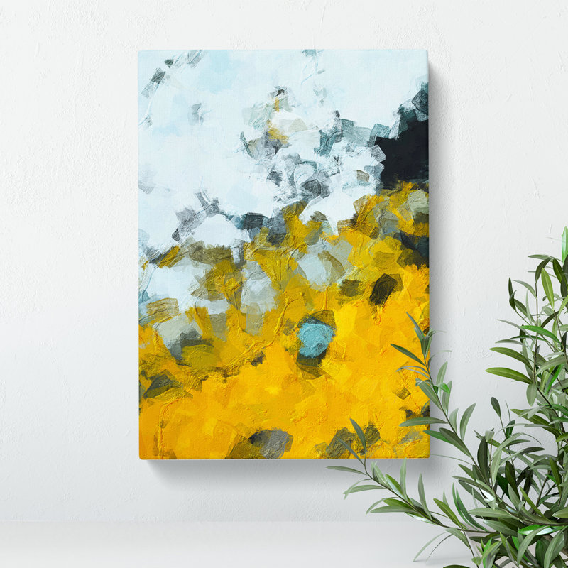 By The End Abstract - Wrapped Canvas, 76cm H x 50cm W x 3cm D