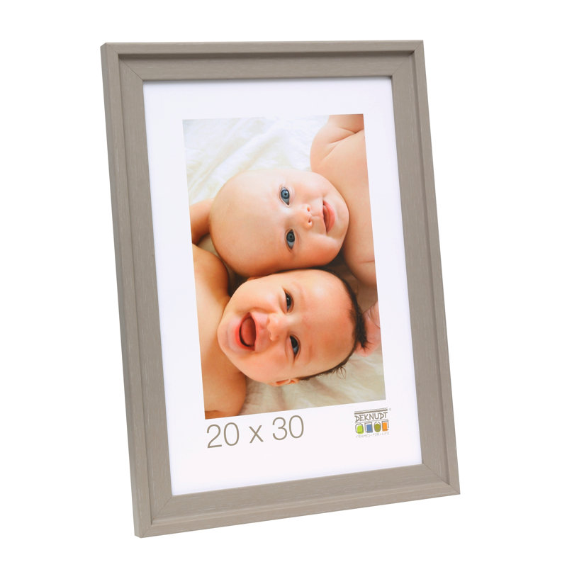 Mineral Picture Frame, 21.8cm H x 16.7cm W x 1.8cm D, Grey