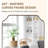 Modern Scalloped Corner Rectangle Bathroom Vanity Mirror | Stainless Steel Frame-443452584-458967386
