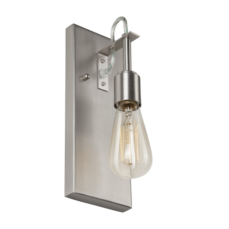 Josy Armed Sconce, Brushed Nickel