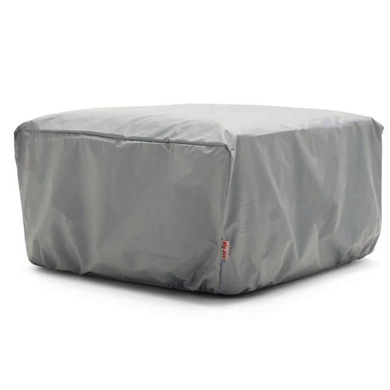 Orahh Outdoor Patio Ottoman Cover Cover, 17.5" H X 31.75" W X 32" D