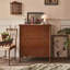 Commode 4 tiroirs rétro, bois classique
