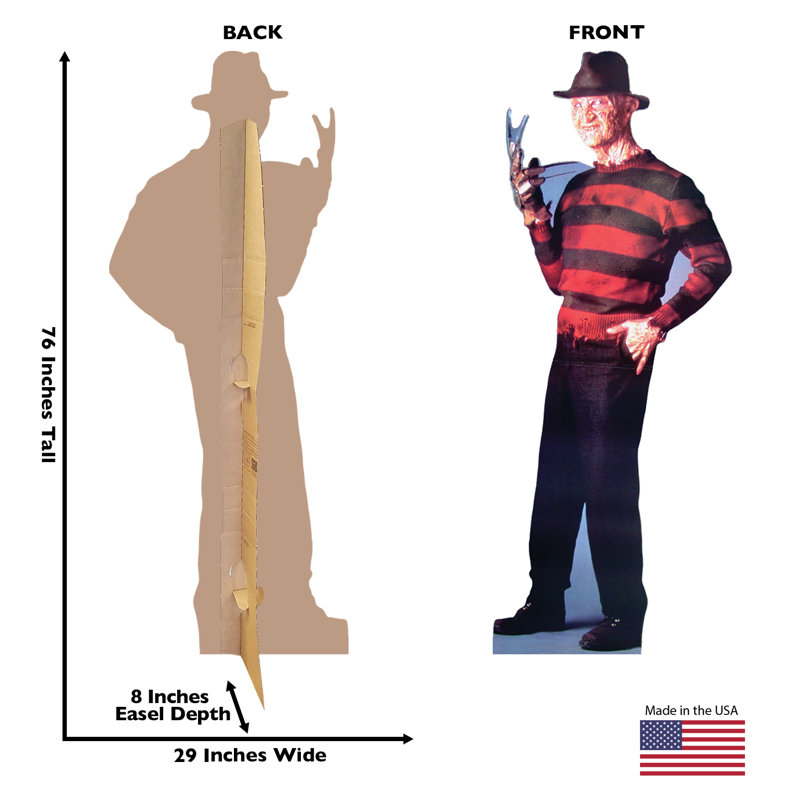 Freddy Krueger Life-Size Cardboard Standup Display