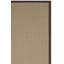 Tapis de couleur unie en velours de fibre de sisal naturelle Ruthwell-20794714