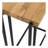 Luka Oak Wood Side Table Small