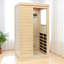 Sauna d'intérieur KISRAIS amélioré à infrarouge lointain avec lumière de lecture, RLT et NIR, haut-parleurs Bluetooth, fabriqué à partir de pruche du Canada, porte latérale droite-92914340-107560282