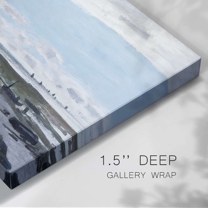 Cabins at Sainte-Gallery, toile tendue, H 12 po x l 18 po