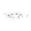 Timothy Corrigan Topiary Radial Acrylic Square Decorative Tray-1171208942