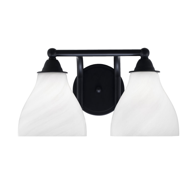Paramount 2 Light Bath Bar, White