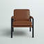 Fauteuil en cuir véritable Adalyn d'une largeur de 73,66 cm-2042006473-2127416934