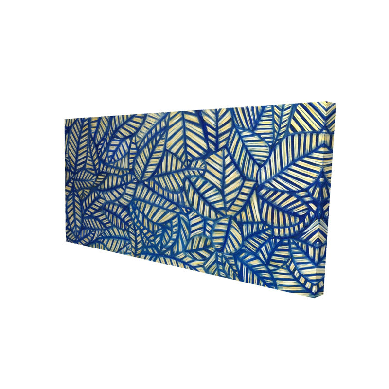 Leaves Patterns - Living Room Canvas for Home Decor