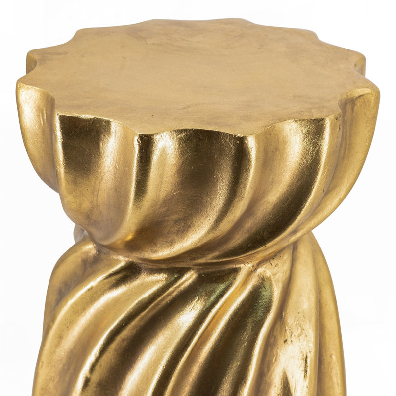 Gold Magnesium Accent Side Table