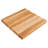 Canadian Maple Butcher Block Cutting Board, Reversible With Recess Handles