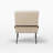 Schaible Leather Tufted Armless Side Chair-96123128