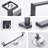 5 - Piece Bathroom Hardware Set-100542753