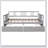 Daybed Wood Bed With Two Drawers-142762705