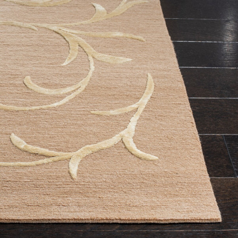 Tapis Sadeem en soie et laine nouÃ© Ã  la main, Rectangle 8 pi x 10 pi