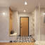 Halo Aluminium Flush Mounted Sconce-135172590