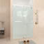 48''x76'' Single Sliding Frameless Shower Door With Soft-Closing Clear Glass