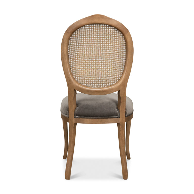 Banner Upholstered Dining Chair, Charcoal, Brown