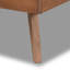 Lit plateforme en tissu d'ameublement gris foncé Jordison-371217509