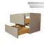 Meuble-lavabo mural - meuble-lavabo flottant moderne avec tiroirs à fermeture en douceur, portes en stratifié, fabrication en contreplaqué, largeur de 36 po-111862388
