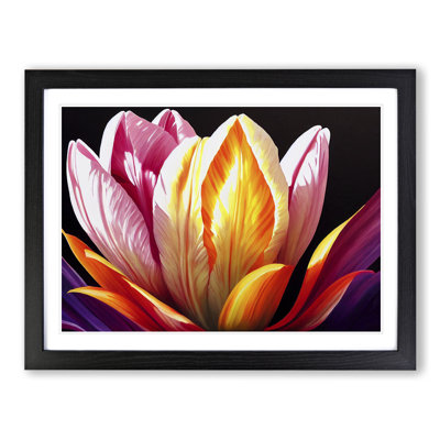 Euphoric Tulip Flowers - Single Picture Frame Print