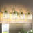 Gjystina 3-Light Dimmable Gold-Black/Chrome Crystal Vanity Light-1953335485-2001491329