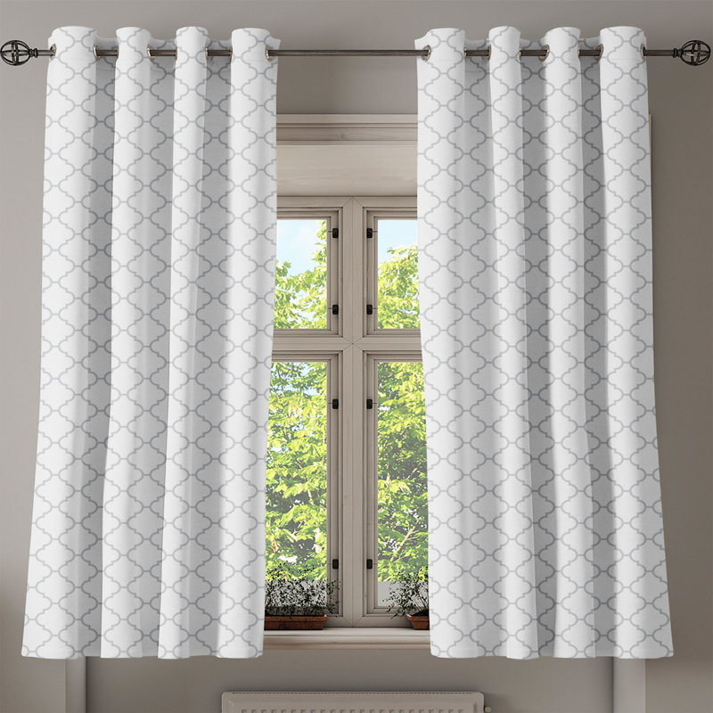 Sateen Blackout Curtain Pair, 50" W x 72" L