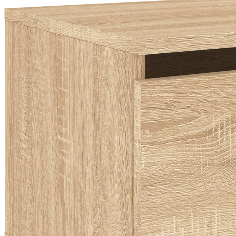Brayle 50cm W Bedside Table, Sonoma Oak