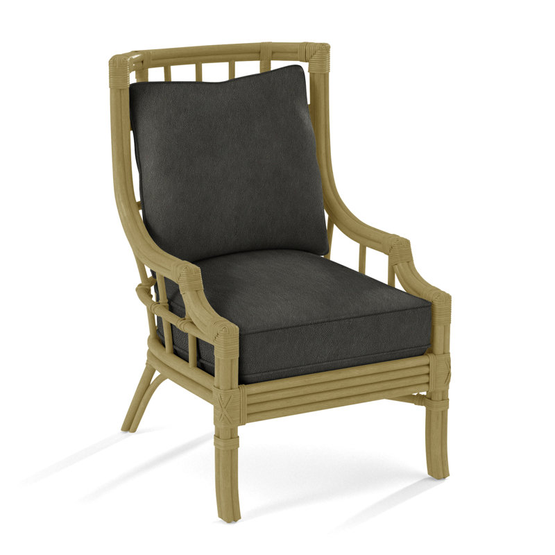 Seville Armchair, Basic Grey; 0317-83, Brass