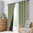 Eliott Solid 100% Blackout Thermal Insulated Grommet Curtain Panels Heat and Full Light Blocking Curtains for Living Room with Black Liner 2 Panels Set-1362084332-1352076464