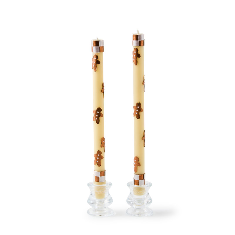 Gingerbread Dinner Candles