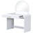 39" Makeup Vanity Table With Mirror Touch Screen Lighted Mirror, Dressing Table With Drawer For Bedroom