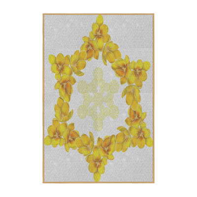 Lifthrasir Floral Indoor Rug