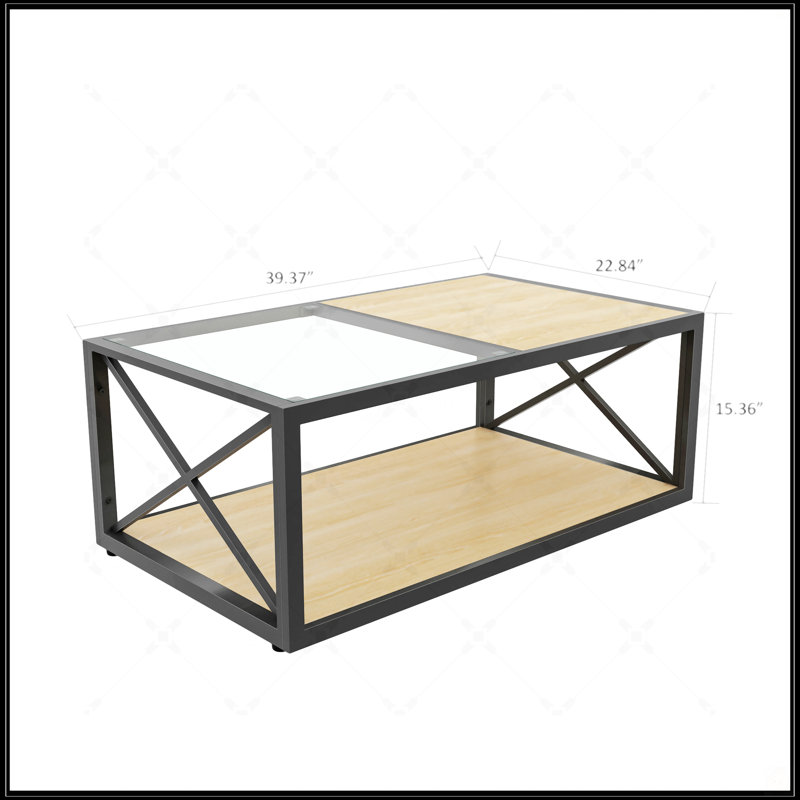 Modern Coffee Table, Brown