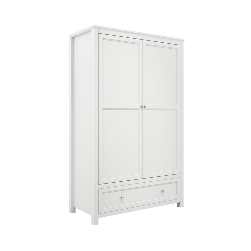 Matthews 2 Door Wardrobe, White