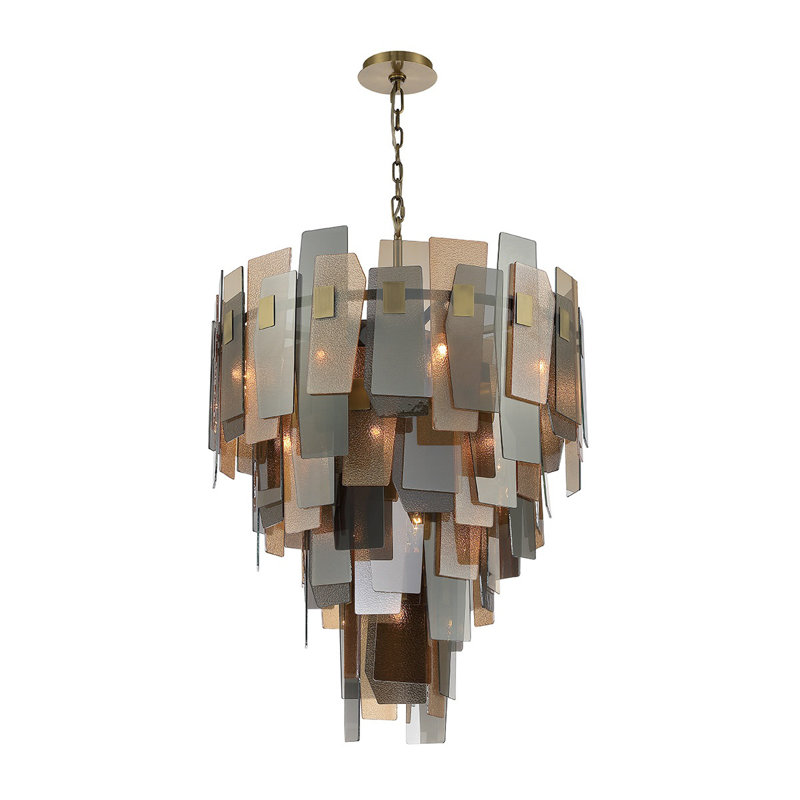 Lustre en bronze 19 lumières Cocolina