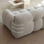 Canapé modulaire gris en coton et lin-971726596