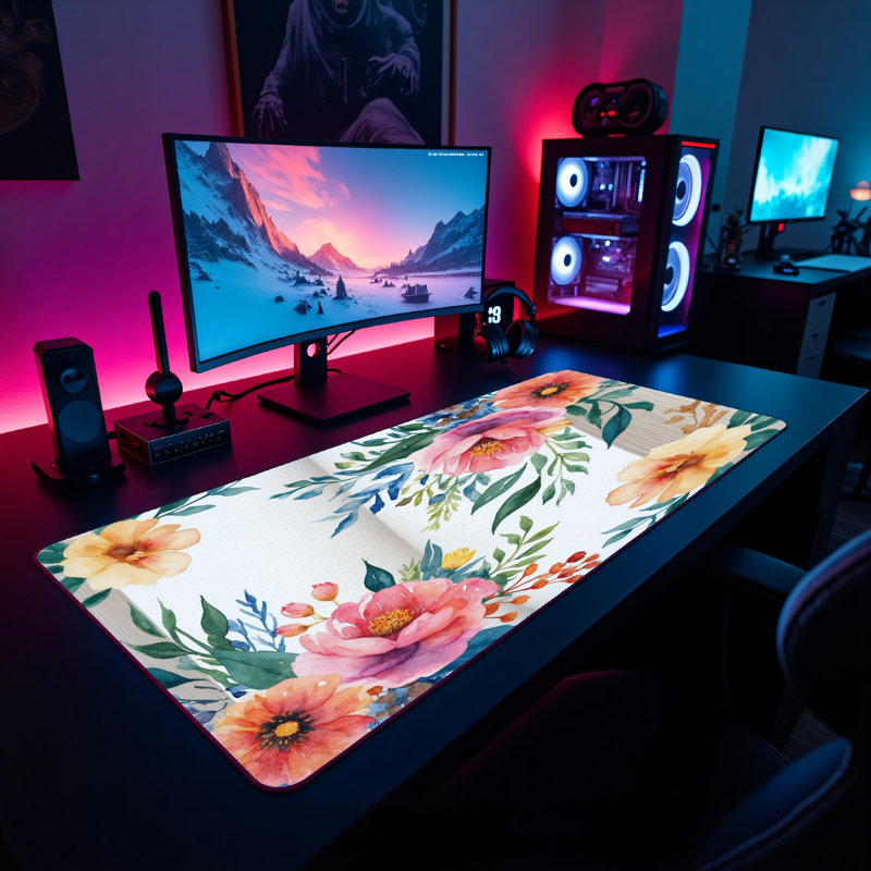 Polyester Desk Pad, 23.6x13.8