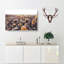 Flying Over The Chicago Skyline Painting - Wrapped Canvas-56655868