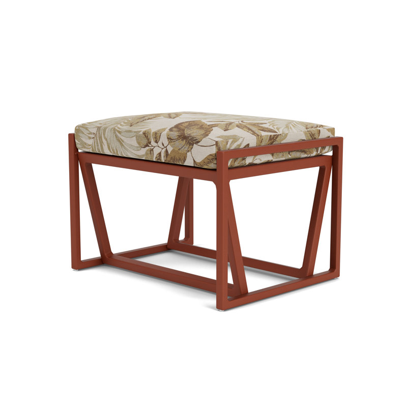 Summit Outdoor Ottoman, Woodland, Botanic Willow
