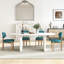 Ensembles de tables de salle à manger ovales en bois sur pied central, style milieu du siècle-867841237-1017653842-1017653843