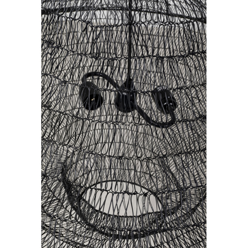 Unusual 1-Light Pendant Cocoon, Black