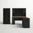 Huckins 5 Piece Computer Desk Office Set with Hutch Bookcase-57374007