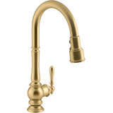 Artifacts® Pull Down Single Handle Kitchen Faucet
