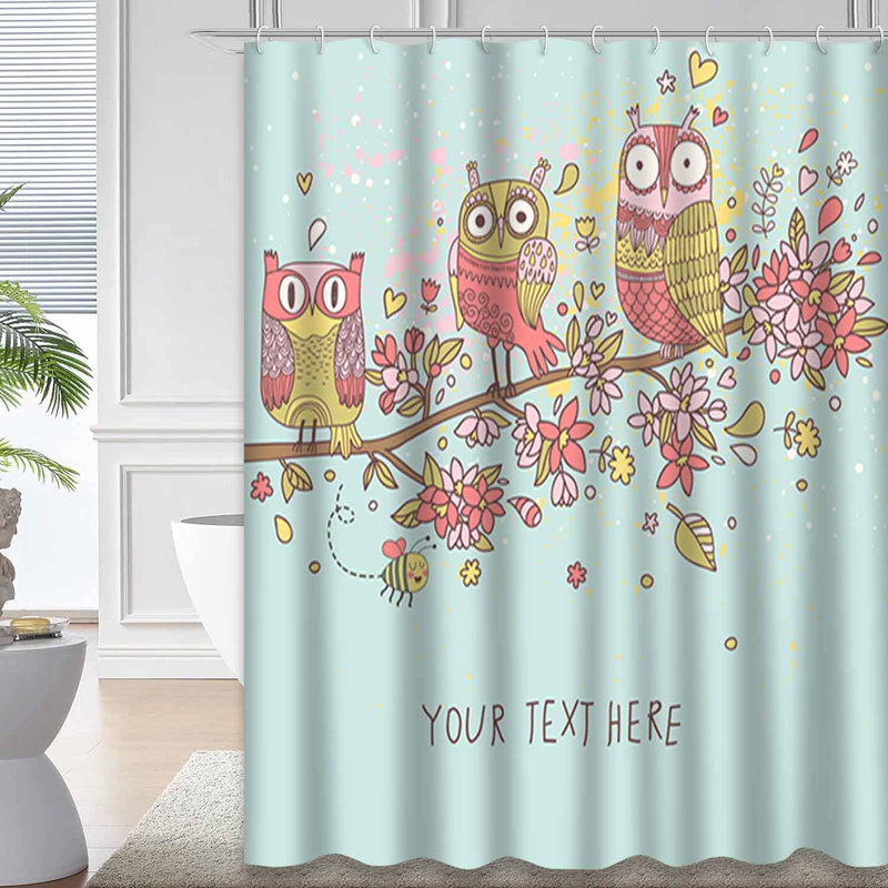 Rideau de douche avec 12 crochets, L 72 po x l 72 po