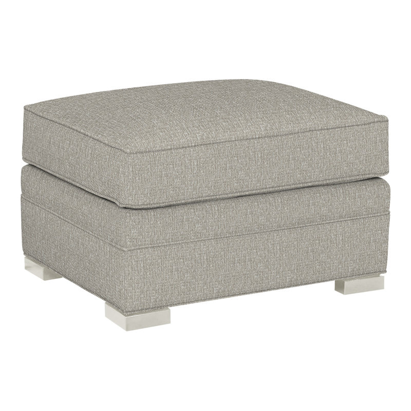 Davidson Upholstered Ottoman, Wrenn, Tarbee Pebble